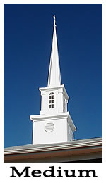 CHURCH STEEPLE, FIBERGLASS CHURCH STEEPLE